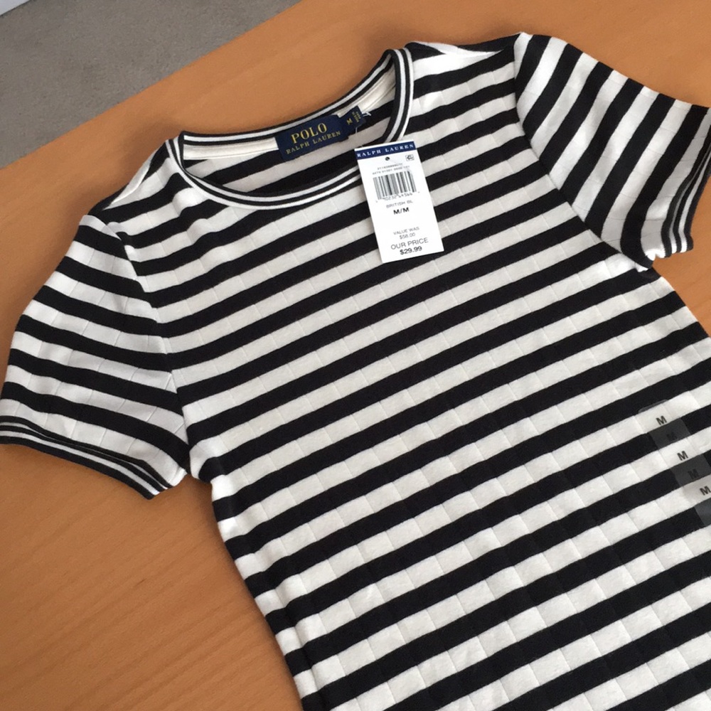 NWT Polo Ralph Lauren knit top Size M